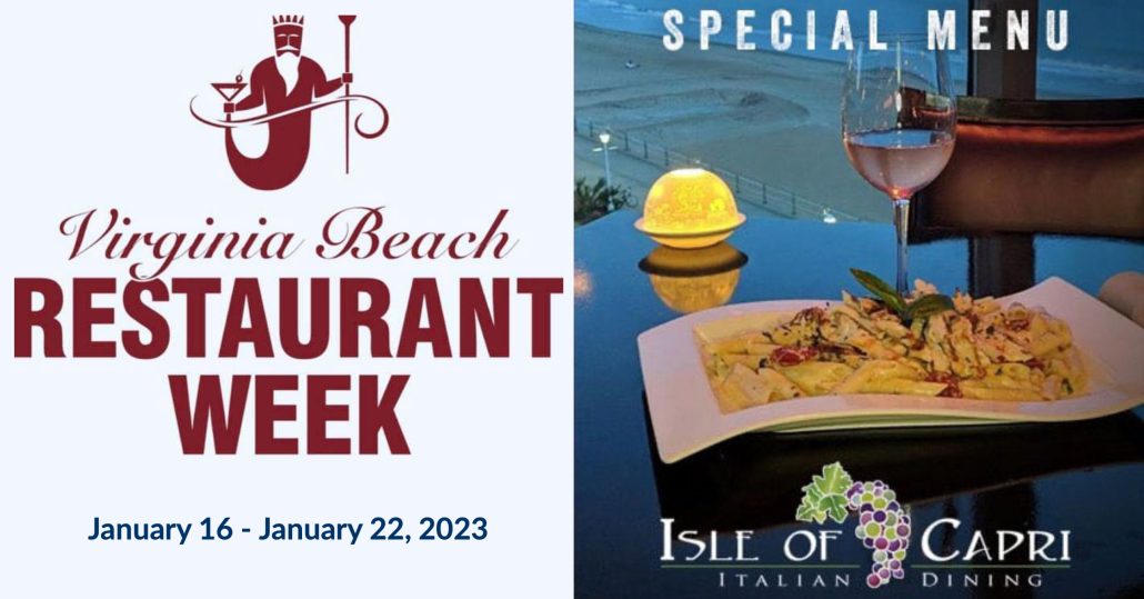 VIRGINIA BEACH RESTAURANT WEEK 2023 Holiday Inn and Suites Virginia